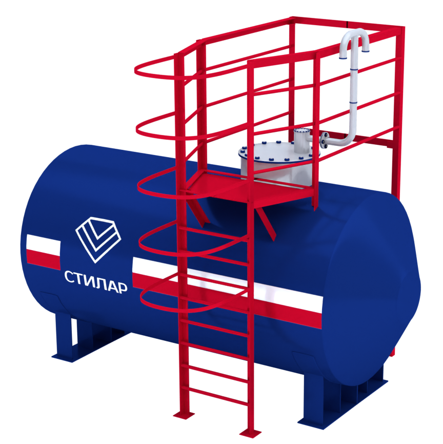 Горизонтальный резервуар РГСН для сточных вод 40 м³ от завода-производителя